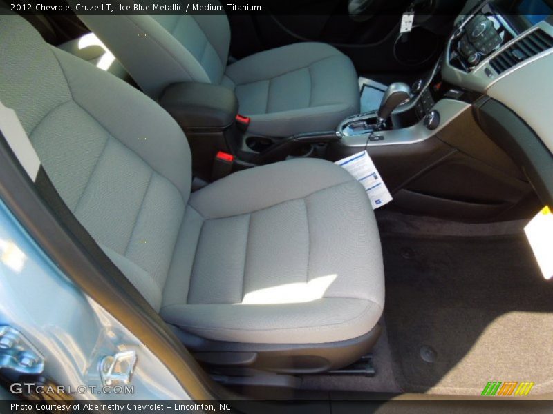 Ice Blue Metallic / Medium Titanium 2012 Chevrolet Cruze LT
