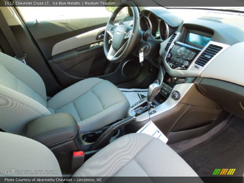 Ice Blue Metallic / Medium Titanium 2012 Chevrolet Cruze LT