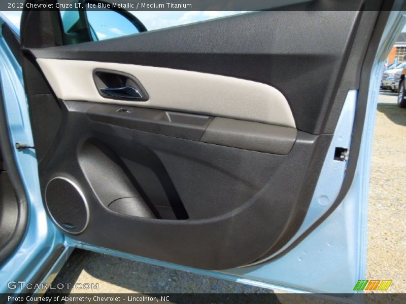 Ice Blue Metallic / Medium Titanium 2012 Chevrolet Cruze LT