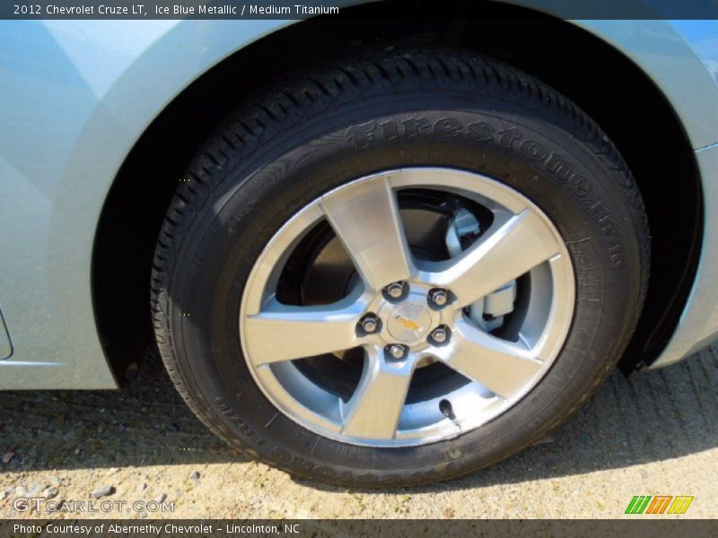 Ice Blue Metallic / Medium Titanium 2012 Chevrolet Cruze LT