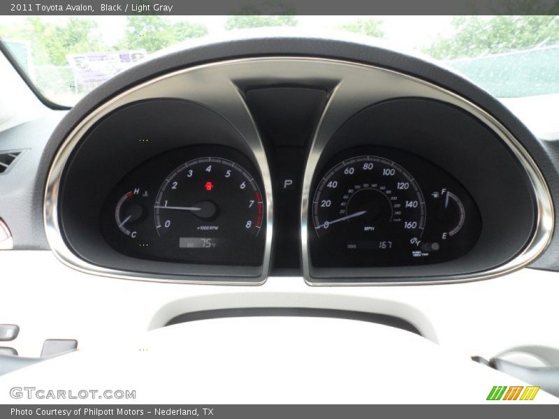 Black / Light Gray 2011 Toyota Avalon