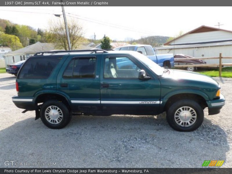 Fairway Green Metallic / Graphite 1997 GMC Jimmy SLT 4x4