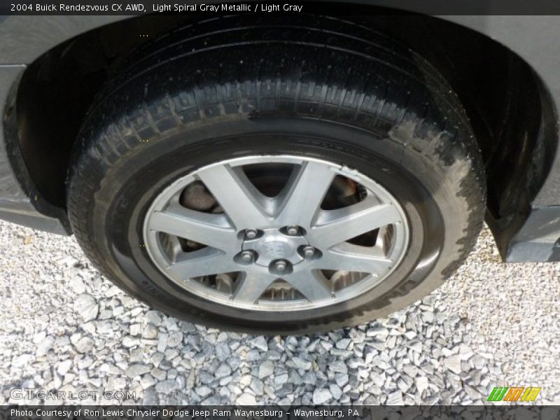 Light Spiral Gray Metallic / Light Gray 2004 Buick Rendezvous CX AWD