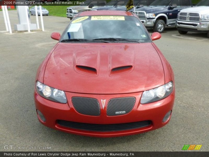  2006 GTO Coupe Spice Red Metallic