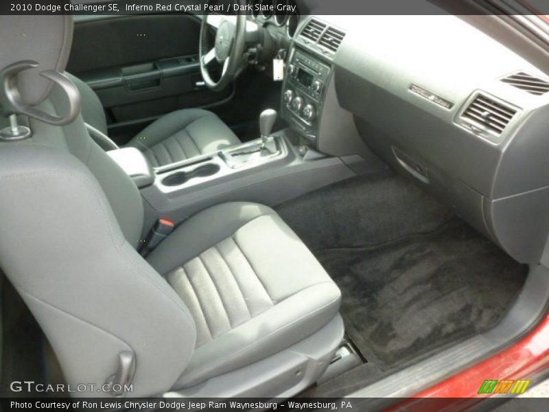 Inferno Red Crystal Pearl / Dark Slate Gray 2010 Dodge Challenger SE