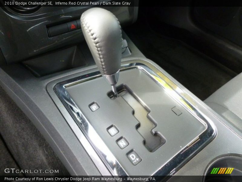 Inferno Red Crystal Pearl / Dark Slate Gray 2010 Dodge Challenger SE