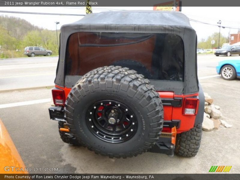 Flame Red / Black 2011 Jeep Wrangler Rubicon 4x4