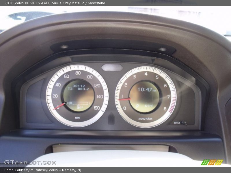 Savile Grey Metallic / Sandstone 2010 Volvo XC60 T6 AWD