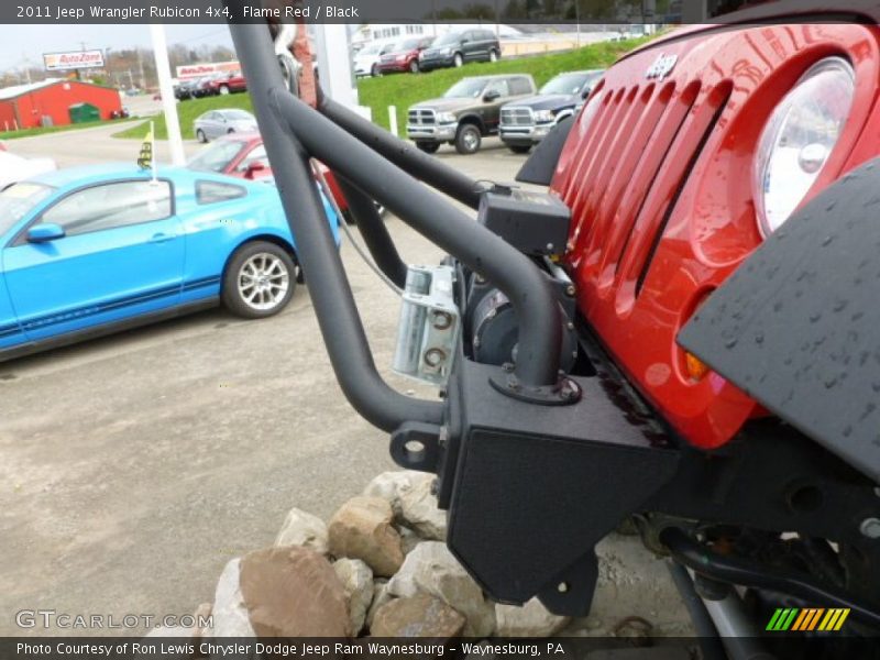 Flame Red / Black 2011 Jeep Wrangler Rubicon 4x4