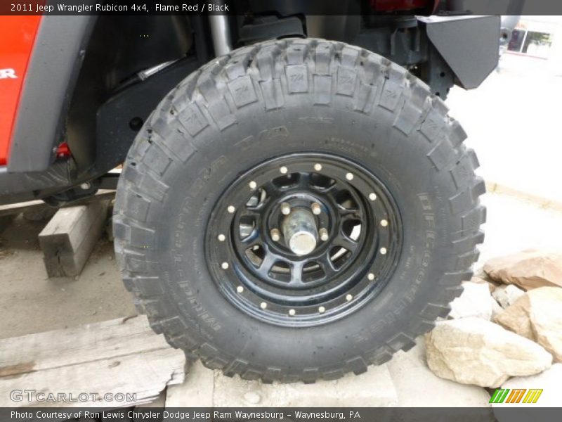 Flame Red / Black 2011 Jeep Wrangler Rubicon 4x4