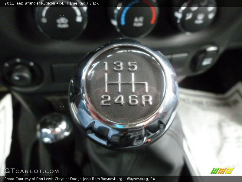 Flame Red / Black 2011 Jeep Wrangler Rubicon 4x4