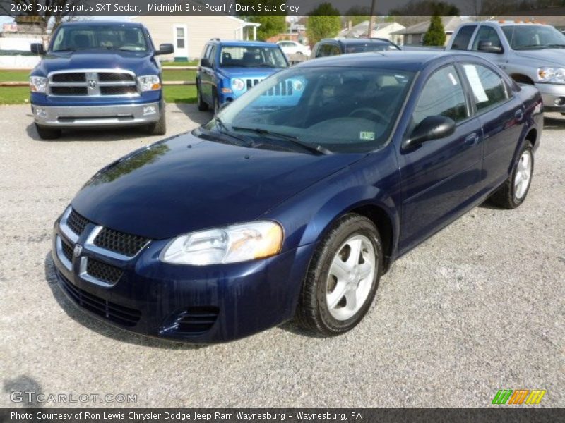Midnight Blue Pearl / Dark Slate Grey 2006 Dodge Stratus SXT Sedan