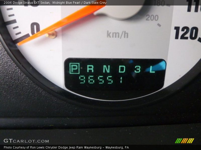 Midnight Blue Pearl / Dark Slate Grey 2006 Dodge Stratus SXT Sedan