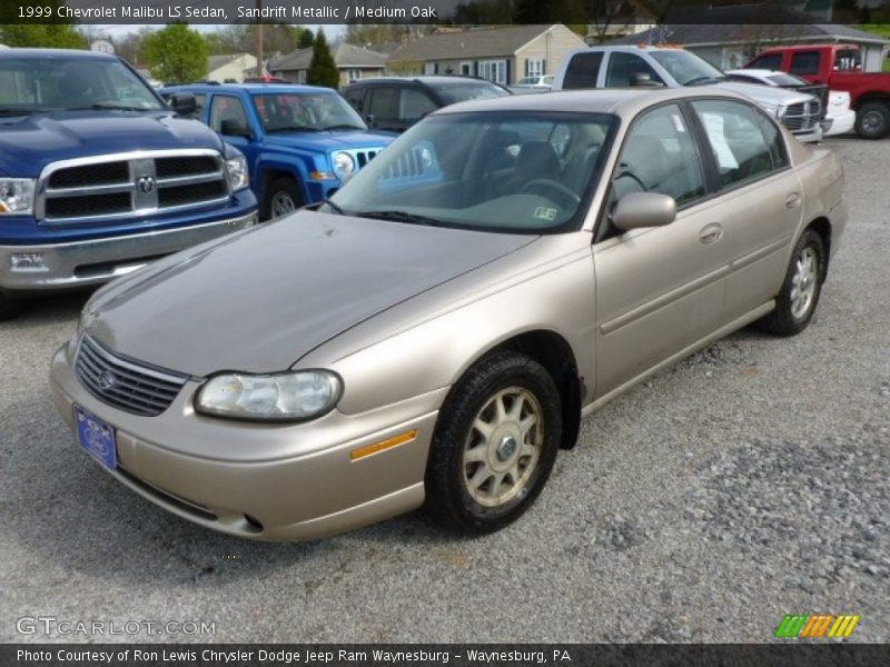 Sandrift Metallic / Medium Oak 1999 Chevrolet Malibu LS Sedan