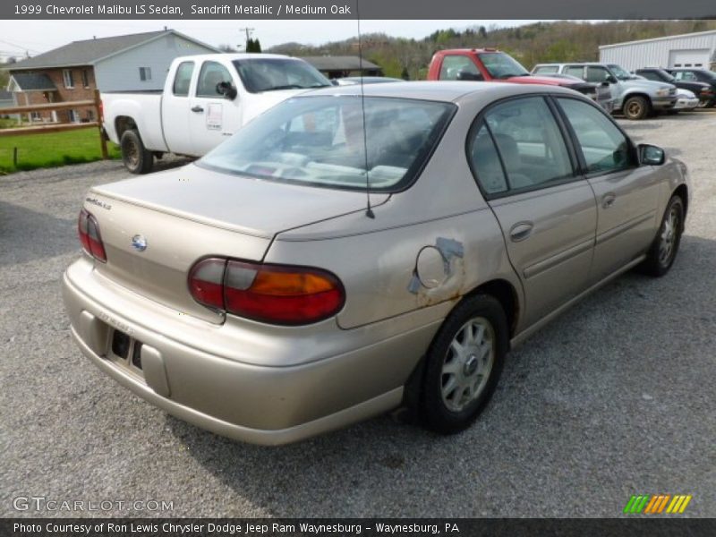 Sandrift Metallic / Medium Oak 1999 Chevrolet Malibu LS Sedan