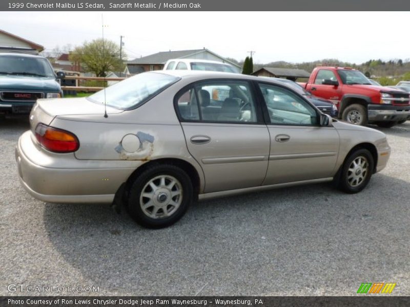 Sandrift Metallic / Medium Oak 1999 Chevrolet Malibu LS Sedan