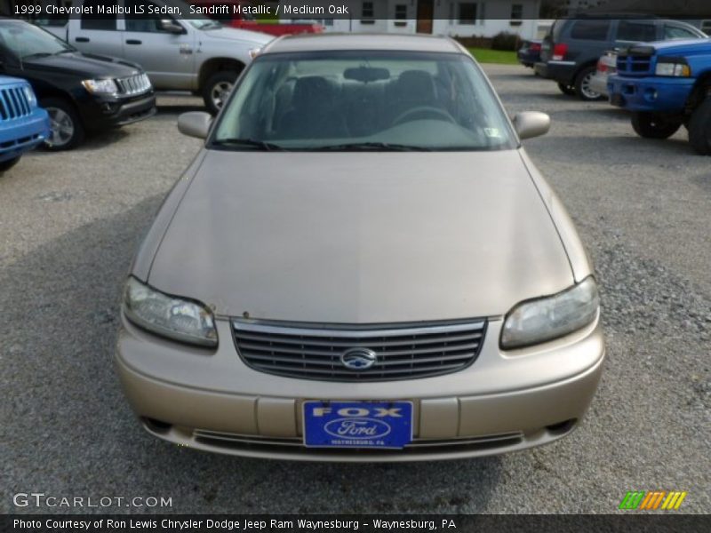Sandrift Metallic / Medium Oak 1999 Chevrolet Malibu LS Sedan