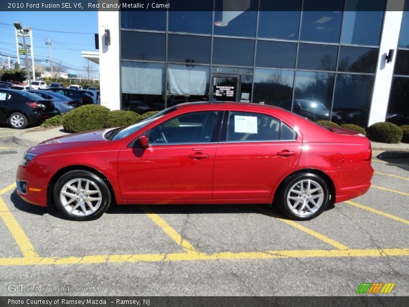  2010 Fusion SEL V6 Red Candy Metallic
