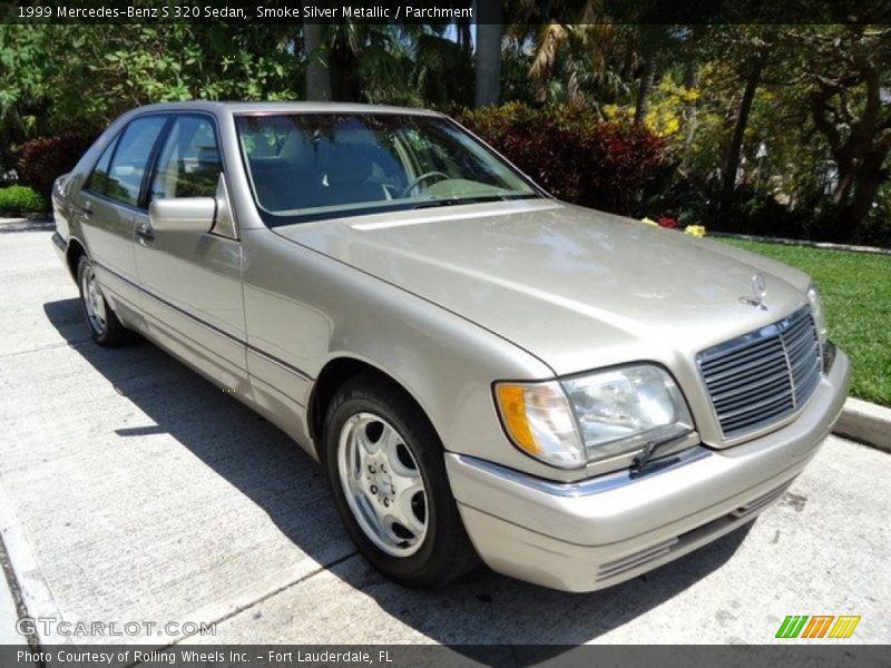 Smoke Silver Metallic / Parchment 1999 Mercedes-Benz S 320 Sedan