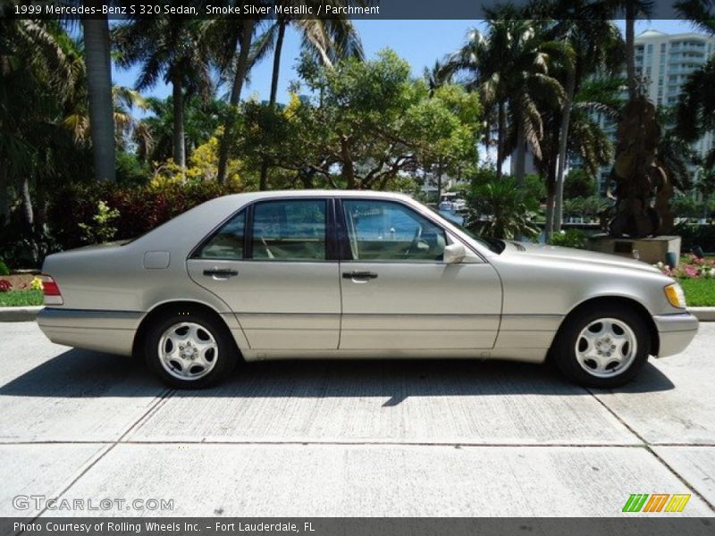 Smoke Silver Metallic / Parchment 1999 Mercedes-Benz S 320 Sedan