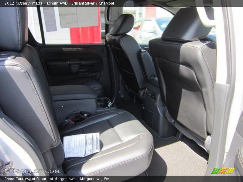 Brilliant Silver / Charcoal 2012 Nissan Armada Platinum 4WD