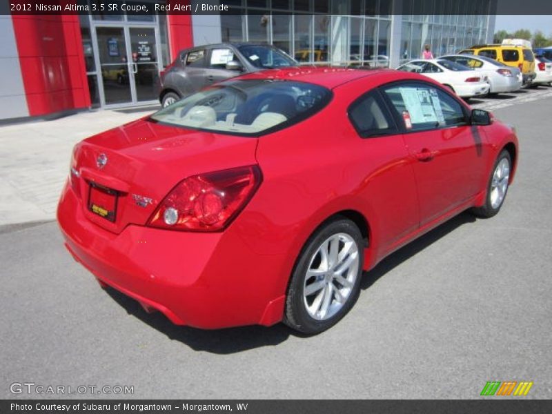 Red Alert / Blonde 2012 Nissan Altima 3.5 SR Coupe