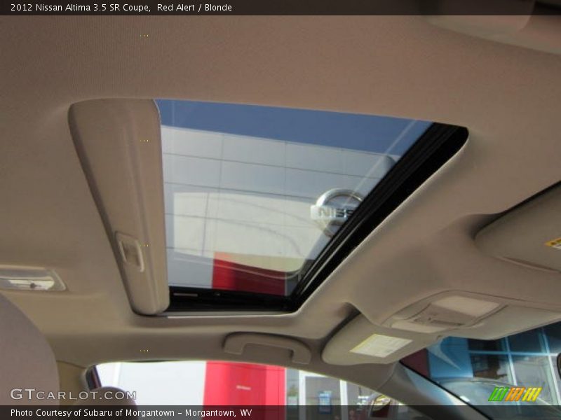 Red Alert / Blonde 2012 Nissan Altima 3.5 SR Coupe