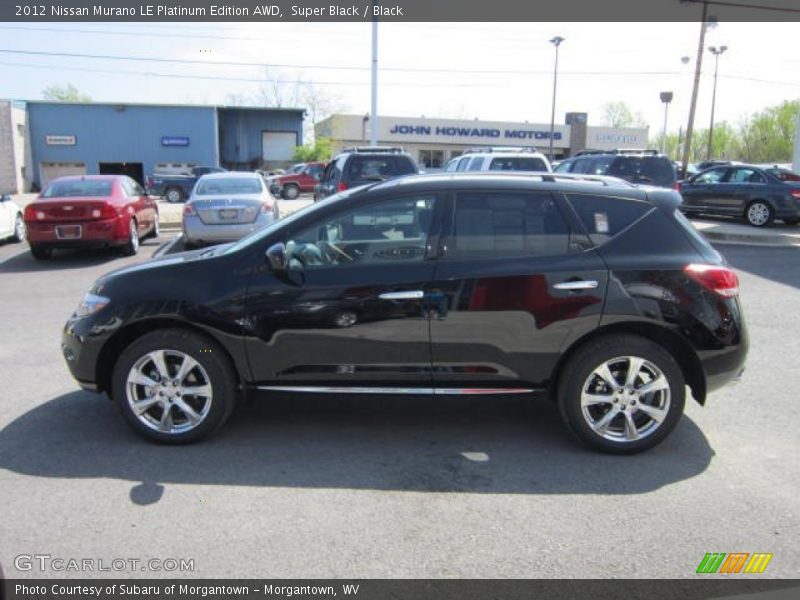 Super Black / Black 2012 Nissan Murano LE Platinum Edition AWD