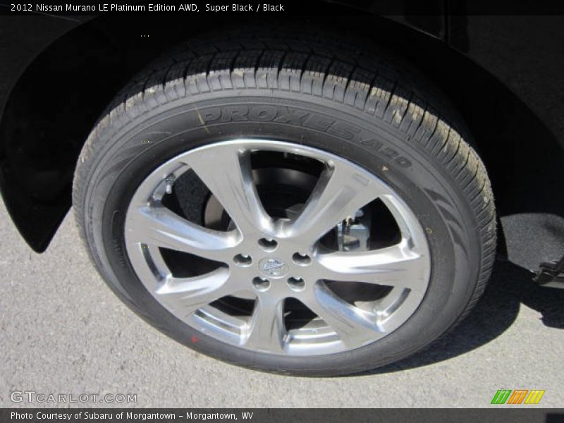 Super Black / Black 2012 Nissan Murano LE Platinum Edition AWD
