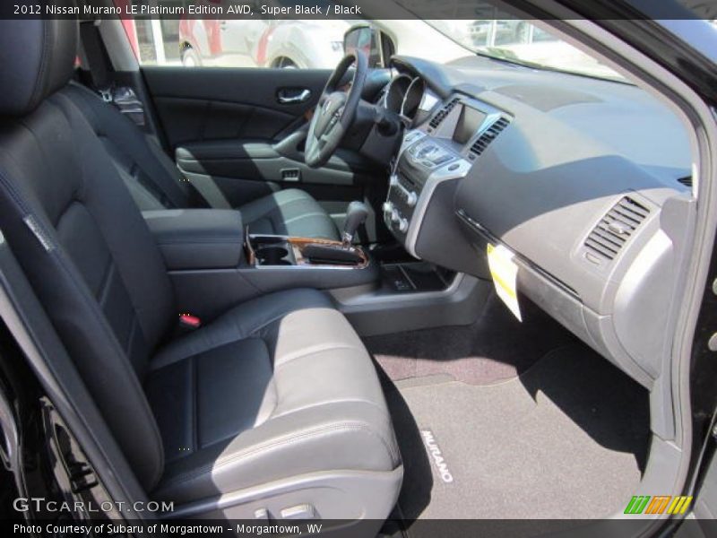 Super Black / Black 2012 Nissan Murano LE Platinum Edition AWD
