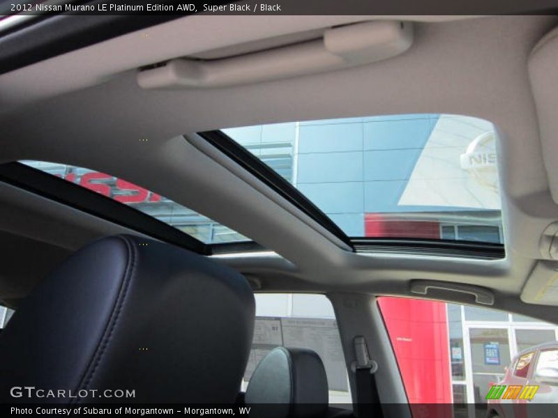 Super Black / Black 2012 Nissan Murano LE Platinum Edition AWD
