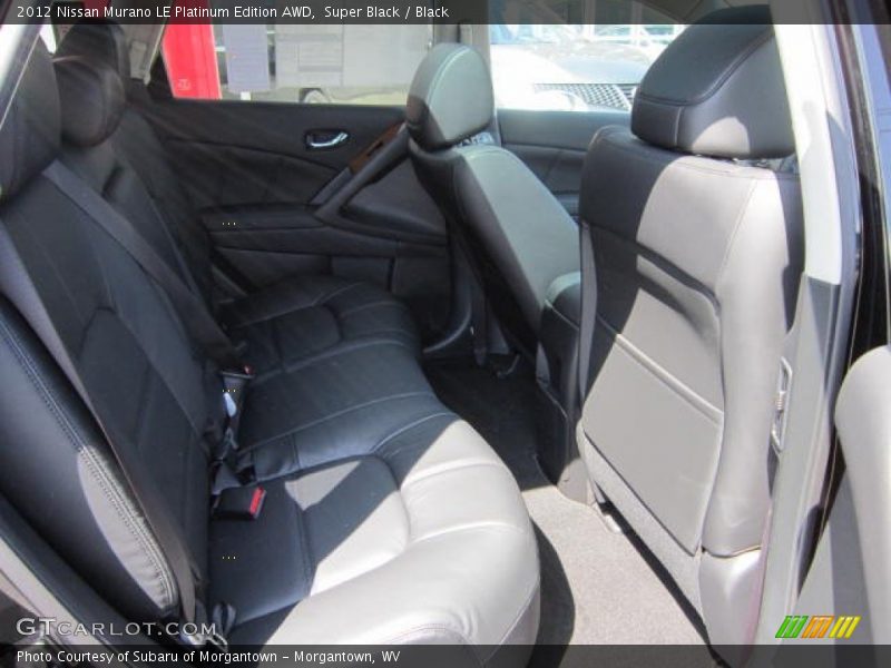 Super Black / Black 2012 Nissan Murano LE Platinum Edition AWD