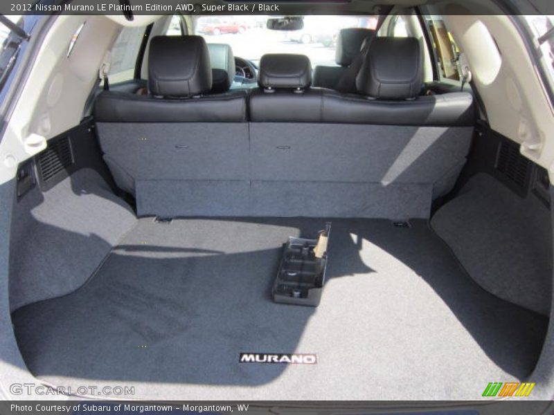 Super Black / Black 2012 Nissan Murano LE Platinum Edition AWD