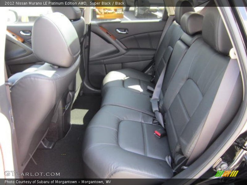 Super Black / Black 2012 Nissan Murano LE Platinum Edition AWD