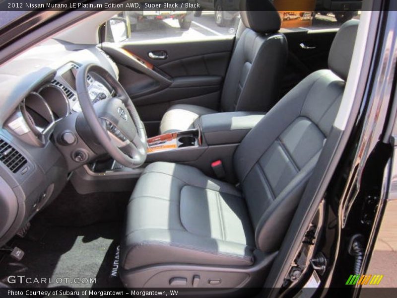 Super Black / Black 2012 Nissan Murano LE Platinum Edition AWD