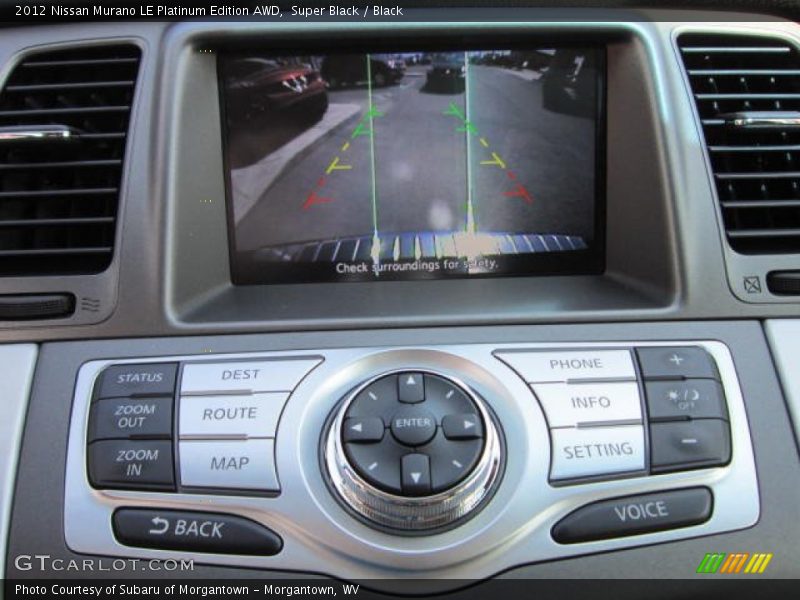 Super Black / Black 2012 Nissan Murano LE Platinum Edition AWD