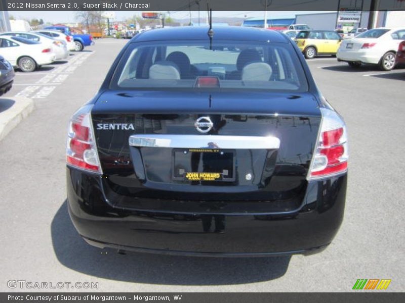 Super Black / Charcoal 2012 Nissan Sentra 2.0