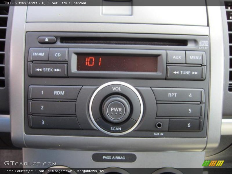 Super Black / Charcoal 2012 Nissan Sentra 2.0