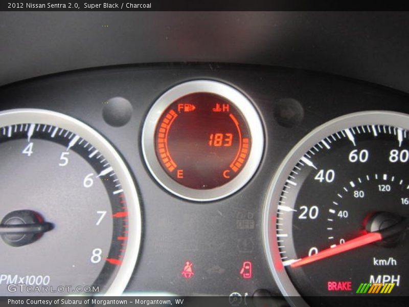 Super Black / Charcoal 2012 Nissan Sentra 2.0