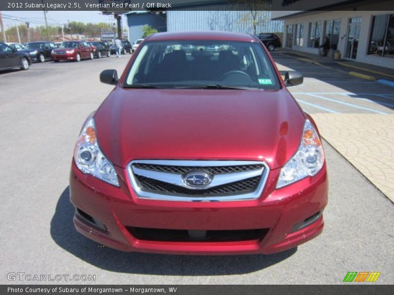 Venetian Red Pearl / Off Black 2012 Subaru Legacy 2.5i