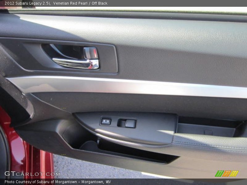 Venetian Red Pearl / Off Black 2012 Subaru Legacy 2.5i