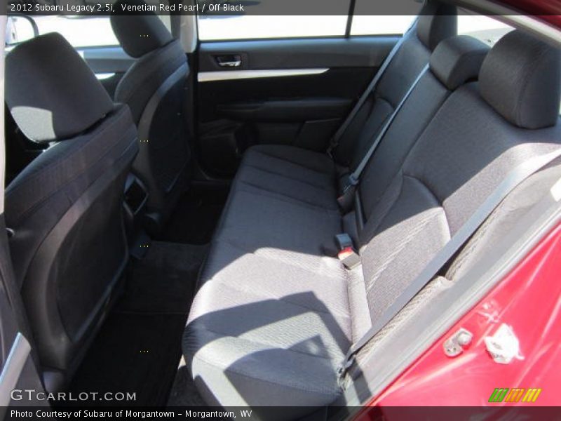 Venetian Red Pearl / Off Black 2012 Subaru Legacy 2.5i