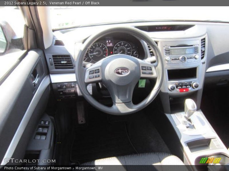 Venetian Red Pearl / Off Black 2012 Subaru Legacy 2.5i