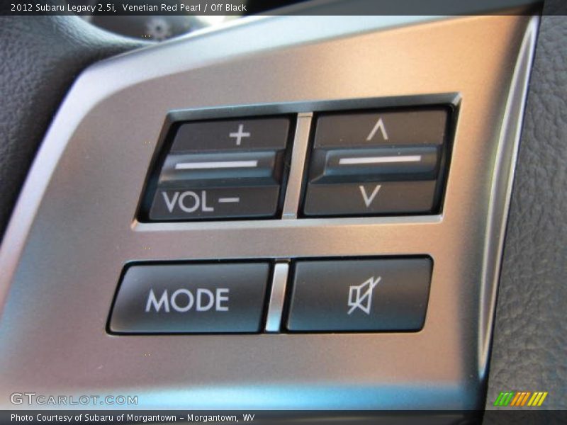Venetian Red Pearl / Off Black 2012 Subaru Legacy 2.5i