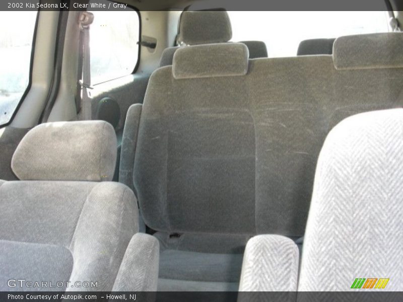 Clear White / Gray 2002 Kia Sedona LX