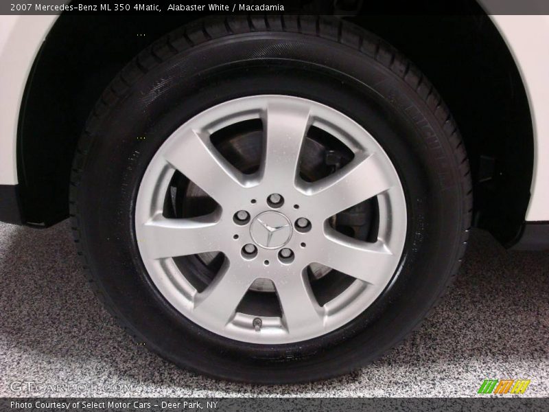 Alabaster White / Macadamia 2007 Mercedes-Benz ML 350 4Matic