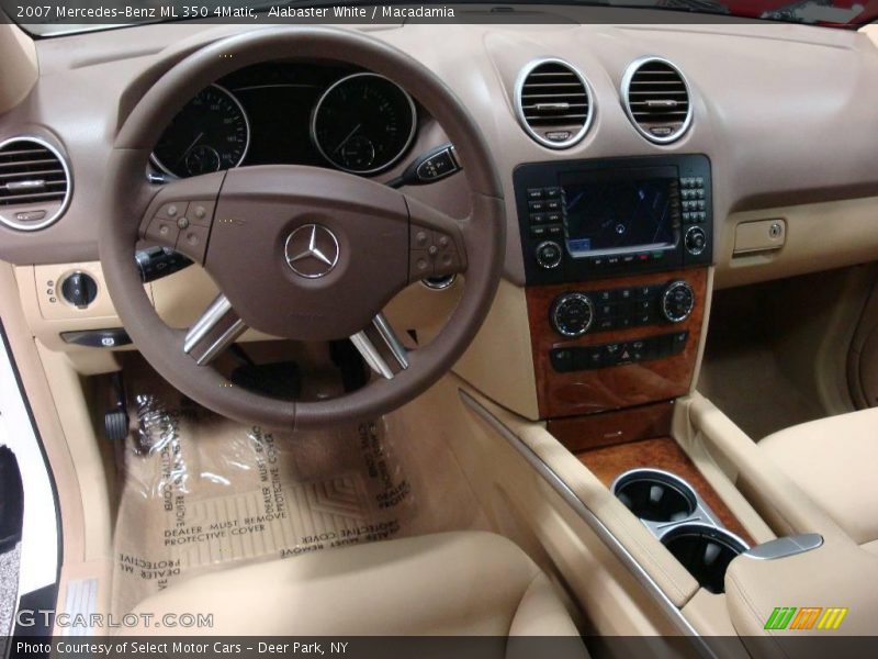 Alabaster White / Macadamia 2007 Mercedes-Benz ML 350 4Matic