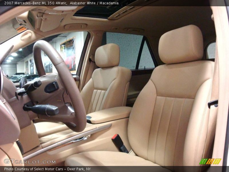 Alabaster White / Macadamia 2007 Mercedes-Benz ML 350 4Matic
