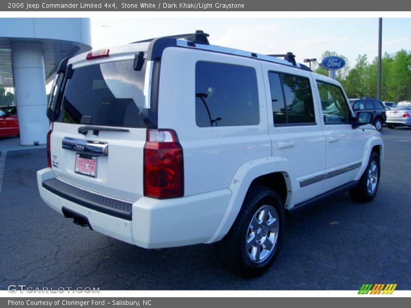 Stone White / Dark Khaki/Light Graystone 2006 Jeep Commander Limited 4x4