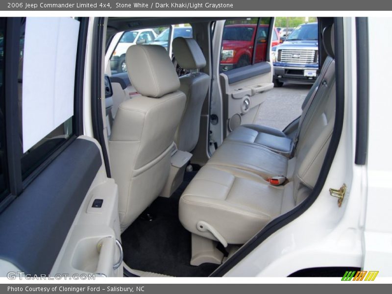 Stone White / Dark Khaki/Light Graystone 2006 Jeep Commander Limited 4x4